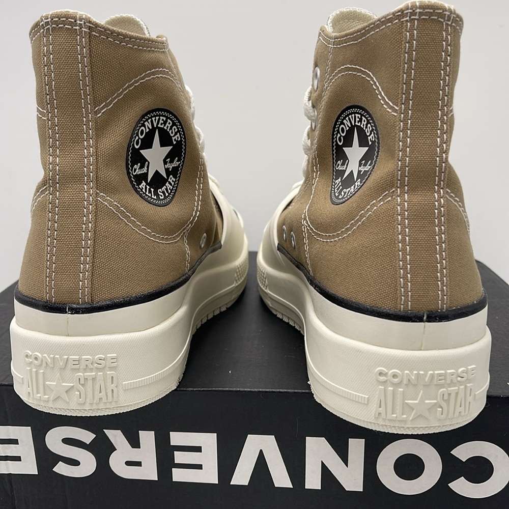 Converse Men’s CTAS CONSTRUCT HI ROASTED/BLACK/EGRET A03876C Platforms Sneakers - Picture 13 of 16
